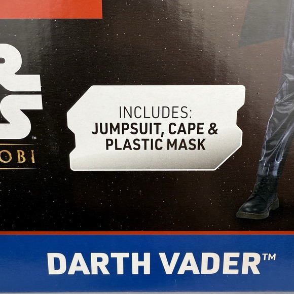 Star Wars Darth Vader Halloween Costume for Boys Kids Sz Medium (8) BRAND NEW - Picture 2 of 5